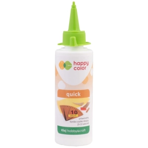 Klej HAPPY COLOR magiczny Quick w butelce 100g. - szybkoschnący
