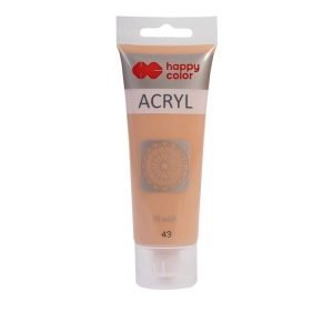 Farba akrylowa HAPPY COLOR 75ml. tuba - cielista 43-543132