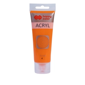 Farba akrylowa HAPPY COLOR 75ml. tuba - pomarańcz 4-543151