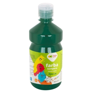 Farba HAPPY COLOR Tempera  0,5l. ciemnozielony -323771