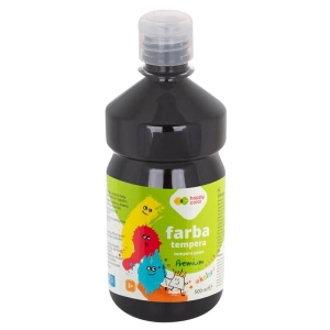 Farba HAPPY COLOR Tempera  0,5l. czarny -323775