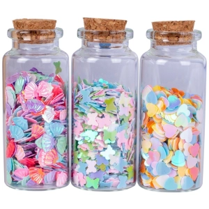 Cekiny ASTRA Confetti 3x10g buteleczki szklane - Słoneczny dzień