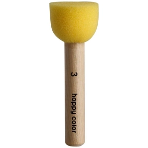 Pędzel HAPPY COLOR gąbkowy mix 4 wielkości-293555