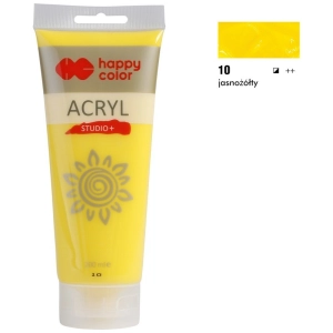 Farba akrylowa HAPPY COLOR Studio 200ml. - żółty jasny-293560