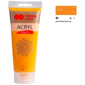 Farba akrylowa HAPPY COLOR Studio 200ml. - pomarańczowy-293562