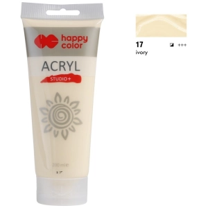 Farba akrylowa HAPPY COLOR Studio 200ml. - ivory-293566