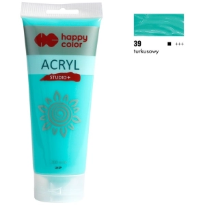 Farba akrylowa HAPPY COLOR Studio 200ml. - turkusowy-293569