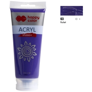 Farba akrylowa HAPPY COLOR Studio 200ml. - fioletowy-293573