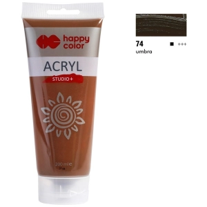 Farba akrylowa HAPPY COLOR Studio 200ml. - umbra-293576