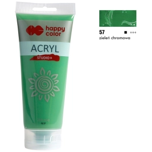 Farba akrylowa HAPPY COLOR Studio 200ml. - zielony chrom-293579