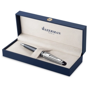 Długopis Expert Deluxe metalic grafitowy, Waterman-293665