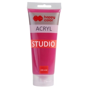 Farba akrylowa HAPPY COLOR Studio 200ml. - karminowy
