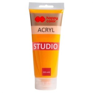 Farba akrylowa HAPPY COLOR Studio 200ml. - pomarańczowy