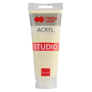 Farba akrylowa HAPPY COLOR Studio 200ml. - żółty neapolitański