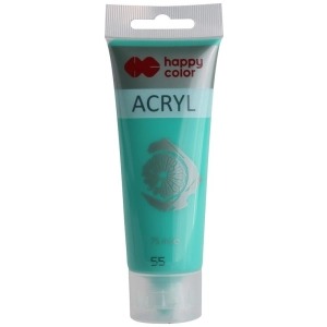 Farba akrylowa HAPPY COLOR 75ml. tuba - szmaragdowy