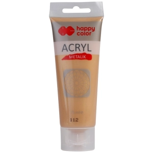 Farba akrylowa HAPPY COLOR 75ml. tuba - blade złoto metalik