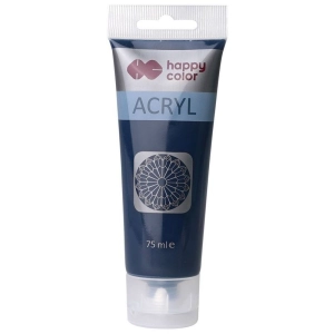 Farba akrylowa HAPPY COLOR 75ml. tuba - błękit pruski