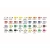 Farba akrylowa HAPPY COLOR 12ml. zestaw 36 kolorów-293730