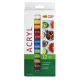 Farba akrylowa HAPPY COLOR 12ml. zestaw 12 kolorów-543120