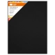 Podobrazie bawełniane impregnowane HAPPY COLOR - czarne 30x40cm MDF 4mm