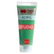 Farba akrylowa HAPPY COLOR Studio 200ml. - zielony chrom