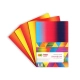 Tektura falista HAPPY COLOR A4 op.5 arkuszy - Rainbow tęczowa
