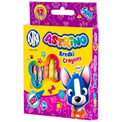 Kredki ASTRINO grafitowe 12 kolorów