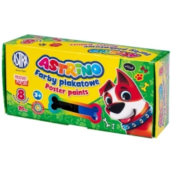 Farby plakatowe ASTRINO 20ml. - 8 kolorów