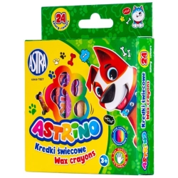 Kredki ASTRINO świecowe 24 kolory