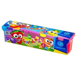 Masa plastyczna ASTRA Frutolina zestaw Neon 100g. x 4 szt.