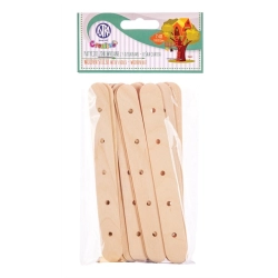 Patyczki ASTRA drewniane 15szt. - naturalne