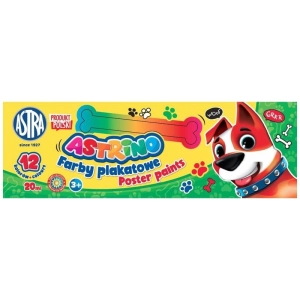 Farby plakatowe ASTRINO 20ml. - 12 kolorów-294343