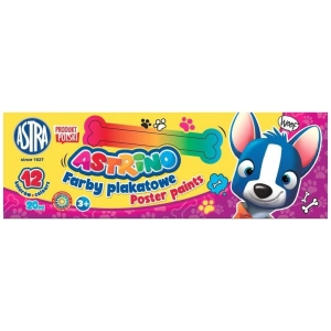 Farby plakatowe ASTRINO 20ml. - 12 kolorów-294344
