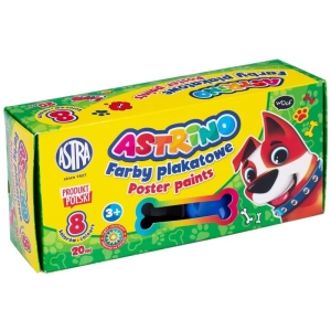Farby plakatowe ASTRINO 20ml. - 8 kolorów-294350