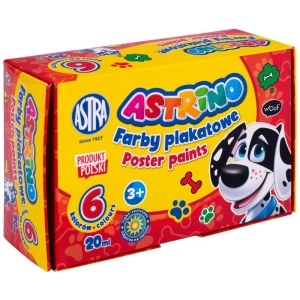Farby plakatowe ASTRINO 20ml. - 6 kolorów-294360