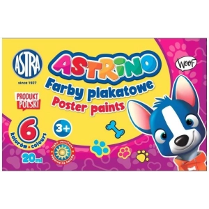 Farby plakatowe ASTRINO 20ml. - 6 kolorów-294361