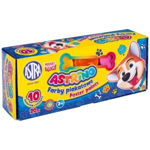 Farby plakatowe ASTRINO 20ml. - 10 kolorów-294366