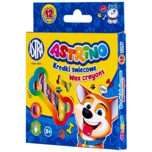 Kredki ASTRINO świecowe 12 kolorów-294369