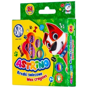 Kredki ASTRINO świecowe 24 kolory