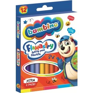 Flamastry BAMBINO 12 kolorów-294407