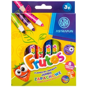 Flamastry ASTRA 8 kolorów - jumbo zapachowe-294412
