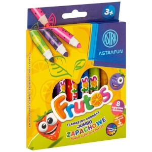 Flamastry ASTRA 8 kolorów - jumbo zapachowe-294414