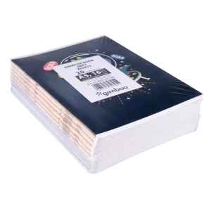 Zeszyt szkolny GIMBOO A5 w 3 linie 16 kart. 70gsm mix wzorów-294466