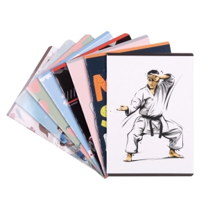 Zeszyt szkolny GIMBOO A5 w kratkę 32 kart. 70gsm mix wzorów-294471