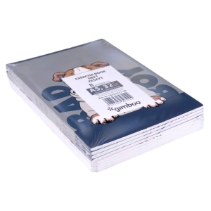 Zeszyt szkolny GIMBOO A5 w 3 linie 32 kart. 70gsm mix wzorów-294486