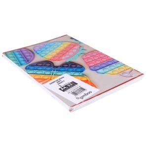 Zeszyt szkolny GIMBOO A4 w 3 linie 32 kart. 70gsm mix wzorów-294509