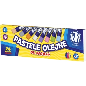 Kredki ASTRA pastele olejne op.24 kolorów