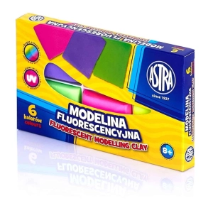 Modelina ASTRA 6 kolorów fluo