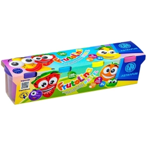 Masa plastyczna ASTRA Frutolina zestaw Pastel 100g. x 4 szt.