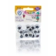 Ruchome oczy ASTRA samoprzylepne 15mm - Arlekina